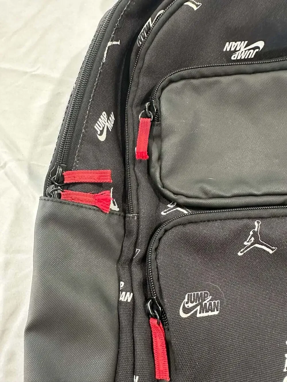 Jordan Essentials Backpack Laptop School Bag Black and White